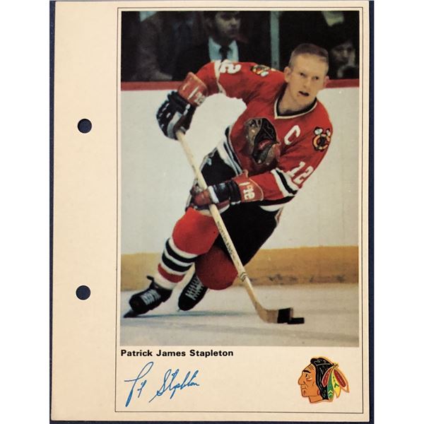 1971 TORONTO SUN NHL ACTION PLAYERS - PAT STAPLETON