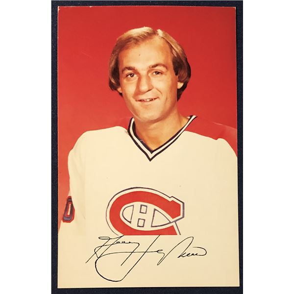 MONTREAL CANADIENS GUY LAFLEUR POST CARD