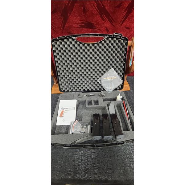 CZ 75 TS CHECKMATE 9 X19 KIT LESS PISTOL, 3 MAGAZINES, SIGHTS SPECIAL LOADER,  RODS & OIL HARD