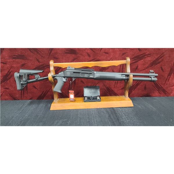AKSA 34 FXC4 SEMI AUTO 12 GAUGE 18" BARREL PISTOL GRIP TELESCOPIC STOCK, ADJUSTABLE CHEEK COMB, 3 CH