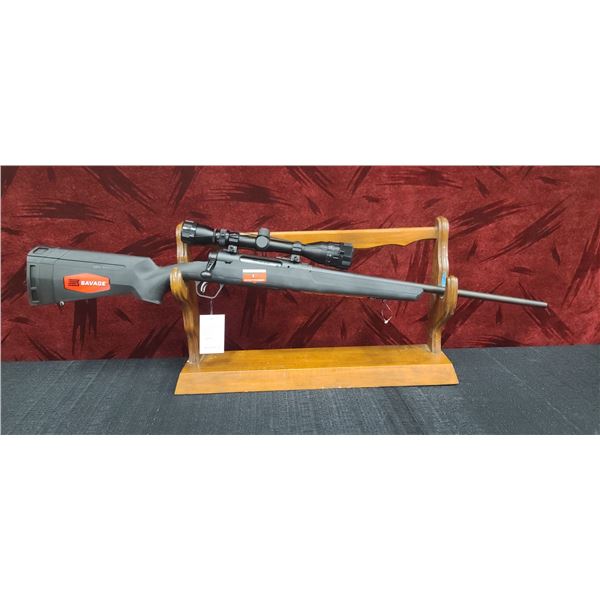 SAVAGE AXIS II BOLT ACTION 22-250 REM 22" CS BARREL, ACCU-STOCK, ACCU-TRIGGER, BLACK SYNTHETIC STOCK
