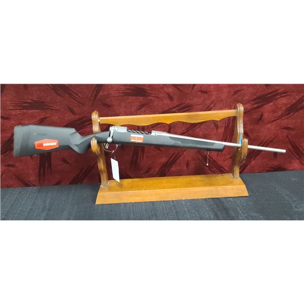 SAVAGE 110 LIGHTWEIGHT STORM BOLT ACTION 270 WIN 20" SS BARREL, GREY SYNTHETIC STOCK, RECOIL PAD, SP