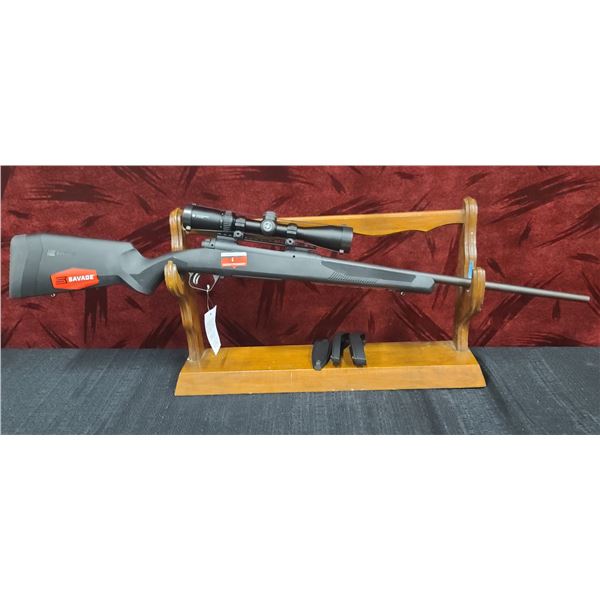 SAVAGE  110 APEX HYNTER LEFT HAND BOLT ACTION 30-06 SPRG. 22" BARREL CS BLACK SYNTHETIC STOCK, SPACE