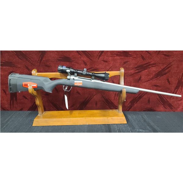 SAVAGE AXIS XP 30-06 SS BARREL 22" WITH ACCU-TRIGGER  C/W BUSHNELL BANNER SCOPE BOX MAGIZINE S/N P54