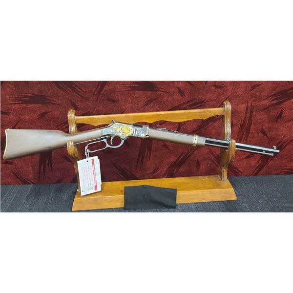 HENRY GOLDEN BOY CANADIAN TRIBUTE EDITION LEVER ACTION 22 S/L/LR 19" OCTAGON BARREL, ENGRAVED ACTION