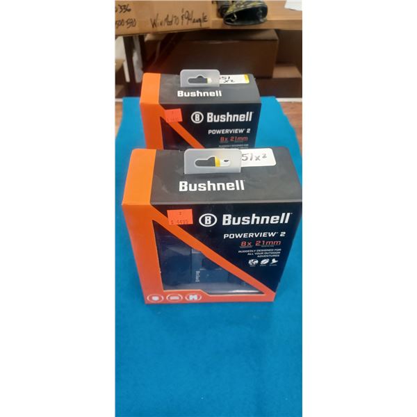 2 – BUSHNELL POWERVIEW 2 8X21MM BINOCULARS