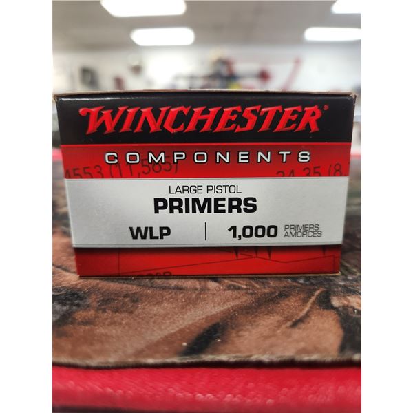 1,000 WLP LARGE PISTOL PRIMERS - WINCHESTER COMPONENTS