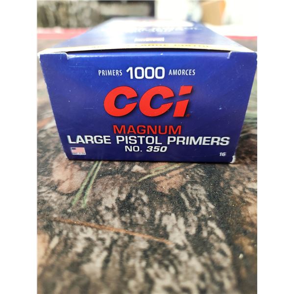1,000 CCI LARGE PISTOL PRIMERS NO.300