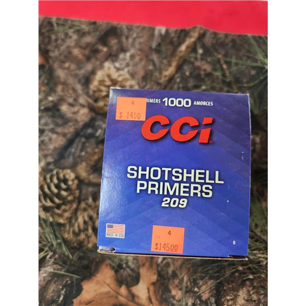 1,000 CCI SHOTHELL PRIMERS N0.209