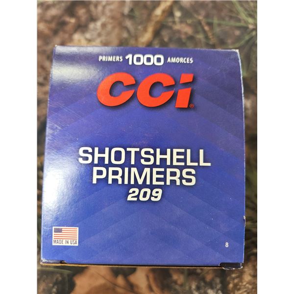 1,000 CCI SHOTSHELL PRIMERS, NO.209