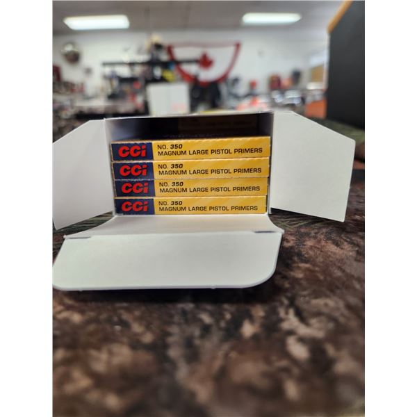 900 CCI MAGNUM LARGE PISTOL PRIMERS NO.350