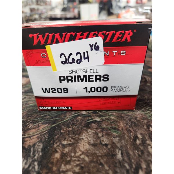 600 W209 SHOTSHELL PRIMERS - WINCHESTER COMPONENTS