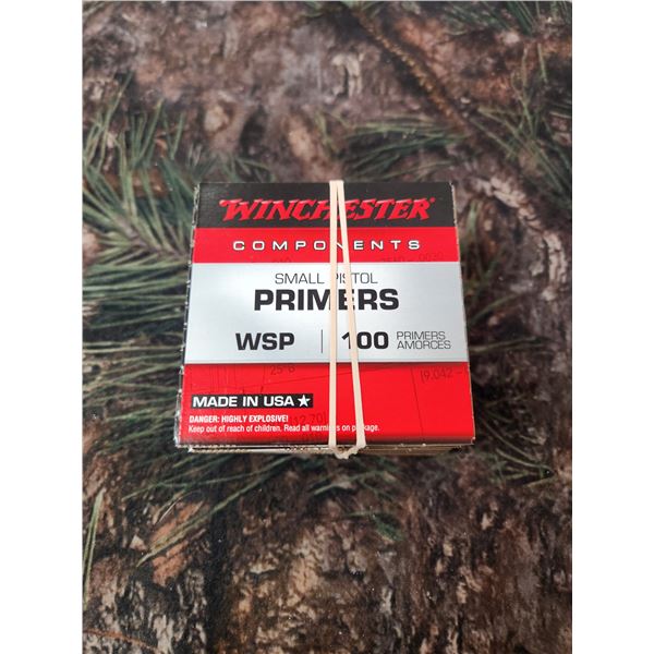 600 WSP SMALL PISTOL PRIMERS - WINCHESTER COMPONENTS