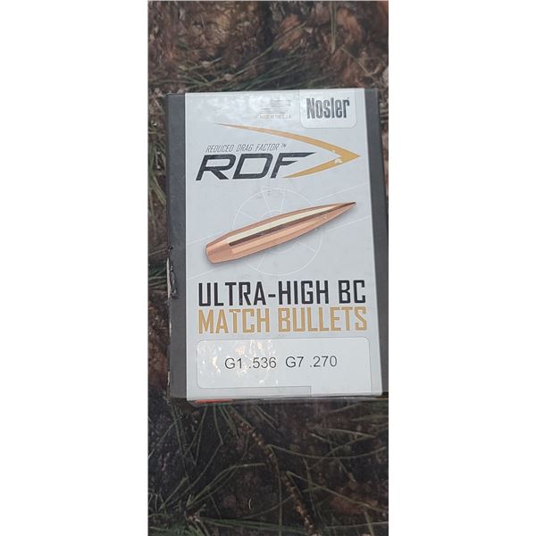 500 (ONE CASE) OF NOSLER .30CAL, HPBT RDF 175GR.