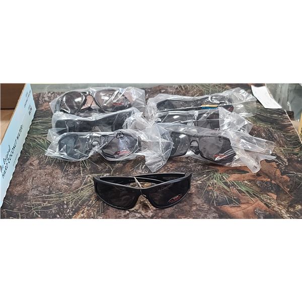 7 PAIRS ASSORTED OF BLUEWATER UV 400 POLARIZED GLARE BLOCKING LENS SUN GLASSES