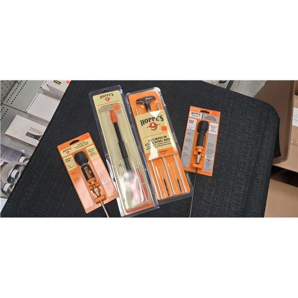 HOPPE'S  CLEANING RODS .17-20 CAL, 30 PLUS 22 CAL    BORE GUIDE .17-.416 X4