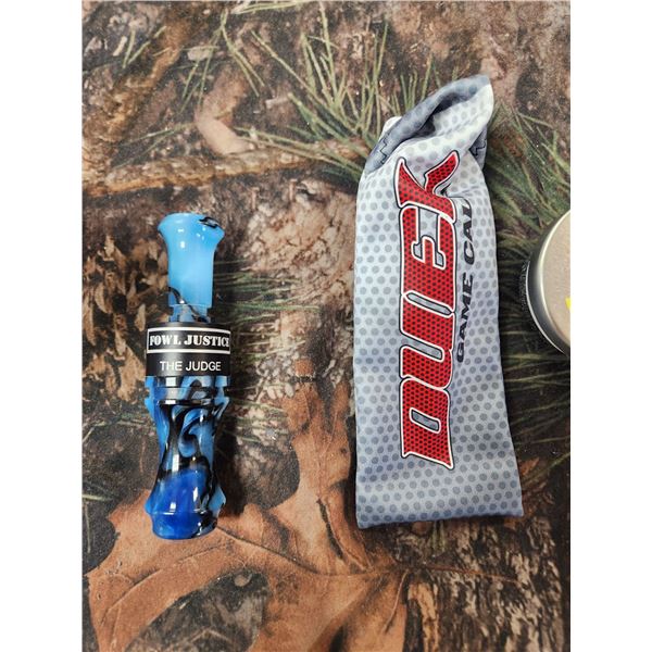 DUEL GAME CALLS, FOWL JUSICE, THE JUDGE DUCK CALL