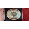 Image 1 : MONTANA SILVERSMITHS, ROCKY MOUNTAIN ELK FOUNDATION, SALMON ARM CHAPTER, SILVER PLATED BELT BUCKEL