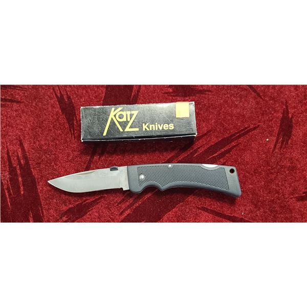 KATZ KNIVES BK-900CL, STAINLESS STEEL FELDING KNIFE