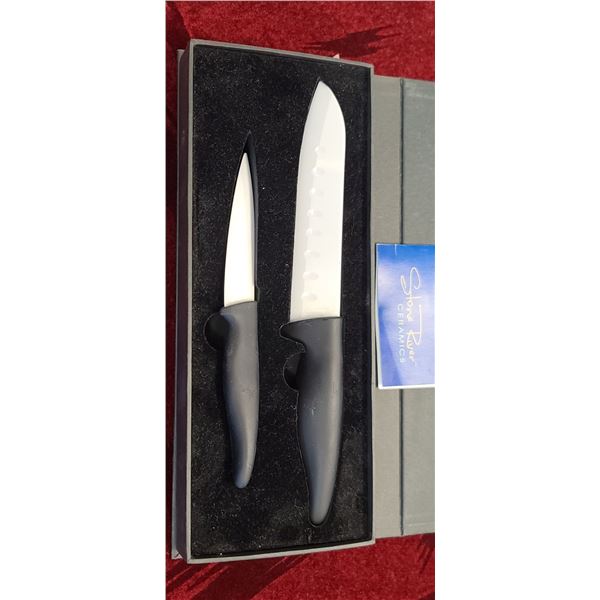 STONE RIVER CERAMICS 2 CERAMIC KNIVES