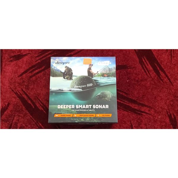 DEEPER CHIRP SMART SONAR FOR SMART PHONES & TABLETS, MODEL DP3H10S10, BUILT IN GPS