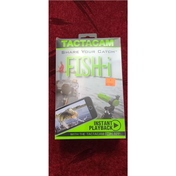 TACTACAM FISH PAV. CAMERA, WATERPROOF,RULER W INCH/CM MARKINGS