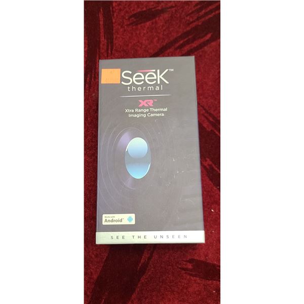 SEEK THERMAL EXTRA RANGE THERMAL IMAGING CAMERA, COMPATABLE WITH ANDROID, DETECT UP TO 1800 FT. ADJU