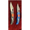 Image 3 : 7 BLUE AND 1 BLACK PARAFORCE FOLDING KNIVES