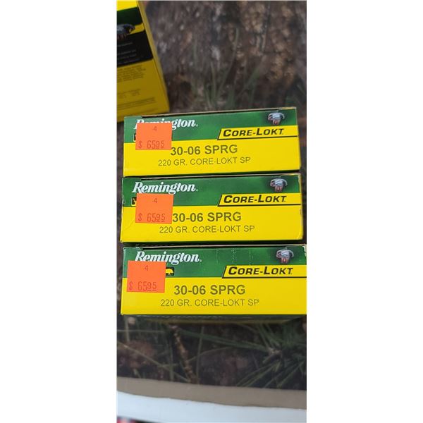 3 BOXES REMINGTON CORE LOKT SP 280 GRAIN  20 SHELLS PER BOX NO SHIPPING ON AMMUNTION