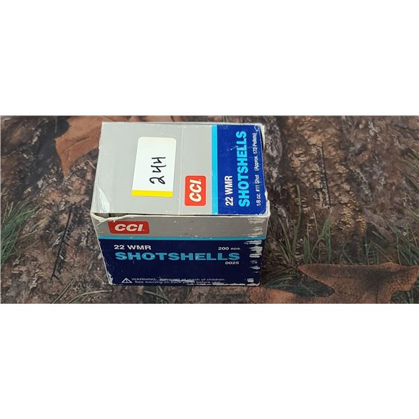 1 BRICK CC1 22WIMR SHOTSHELL 1/8 OZ. #11 SHOT CAPPREX 172 PELLETS 20 ROUNDS PER BOX 200 ROUNDS TOTAL
