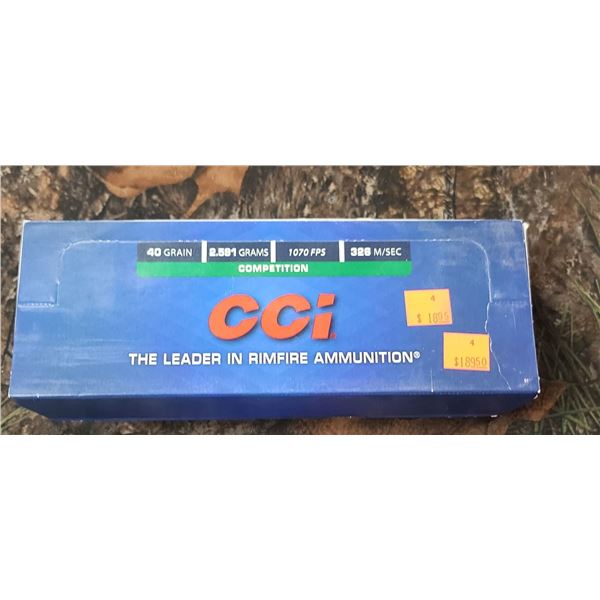 1 BRICK CC1 PISTOL MATCH 22LR NO.12 LEAD BIRD SHOT 25 GRAIN 50 ROUNDS PER BOX 1070 FPS 500 ROUNDS TO