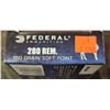 Image 2 : 2 BOXES FEDERAL SOFT POINT 280 REM. 150 GRAIN 20 ROUNDS PER BOX NO SHIPPING ON AMMO