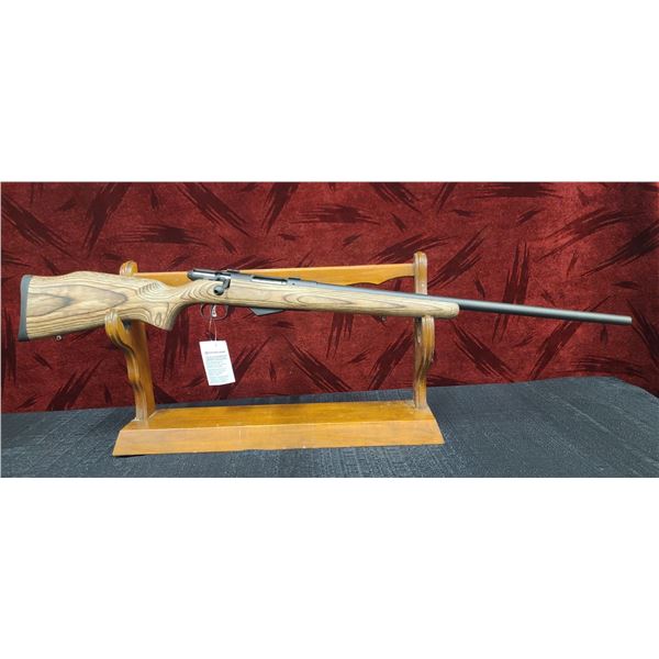 SAVAGE LIGHTWEIGHT VARMINT 22 HORNET MODEL 25 CARSON BARREL 24", BLACK MATTE WOOD LAMINATED NATUAL S