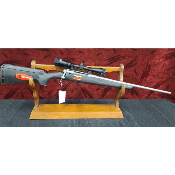 SAVAGE AXIS II XP 6.5 CREEDMORE STAINLESS STEEL NATURAL MATTE BARREL C/W BUSHNELL BANNER SCOPE SN. P