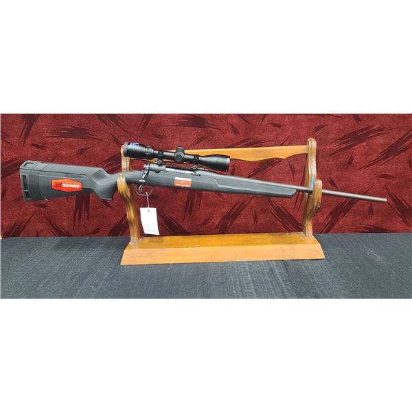 SAVAGE AXIS II 308 WIN. CABON BLACK MATTE 27" BARREL C/W BUSHNELL BANNER SCOP SN:P727046 NEW IN THE