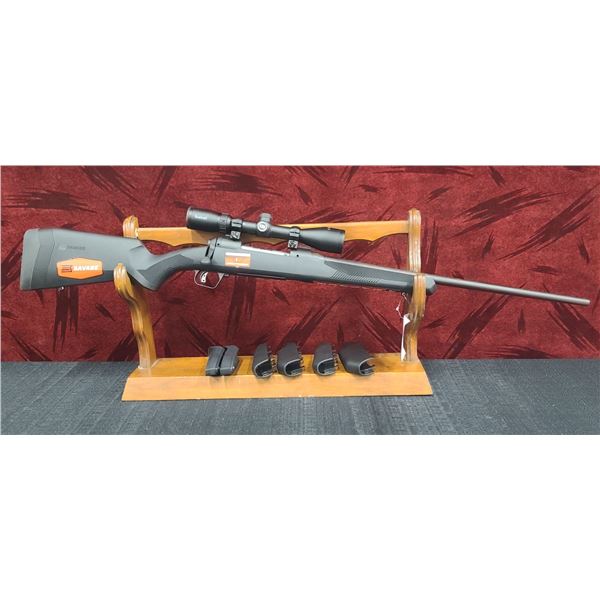 SAVAGE 110 30-06 SPRG HUNTER BOLT ACTION 3X9/40 ENGAGE SCOPE CARBON BLACK 22" BARREL BLACK SYNTHETIC