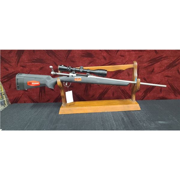 SAVAGE AXIS II XP BOLT ACTION 30-06 SPRG SS BBL. 22" MATTE BLACK SYNTHETIC STOCK ACCUTRIGGER 3-9X40M