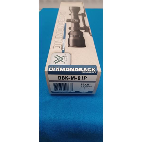 VORTEX DIAMOND BACK 3-9X/40MM VPLEX DBK-M-01P SCOPE