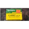 Image 1 : 1 BOX 22 HORNET REMINGTON HIGH PERFORMANCE RIFLE PSP 45 GRAIN 2690 FPS 50 ROUNDS PER BOX NO SHIPPING