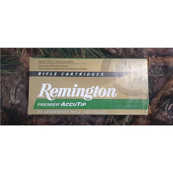 4 BOXES 30 REM. AR REMINGTON PREMIER ACCU TIP 125 GRAIN 20 ROUNDS PER BOX NO SHIPPING ON AUMMUNTION