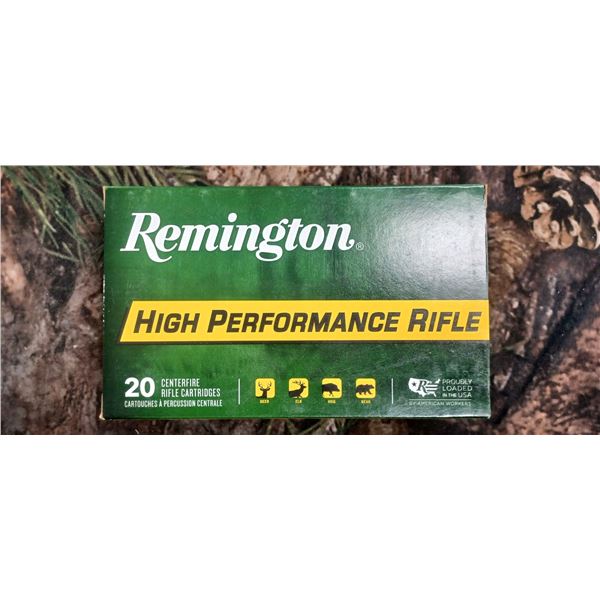 1 BOX 35 WHELEN REMINGTON HIGH PREFORMANCE RIFLE PSP 250 GRAIN 2400 FPS 20 ROUNDS PER BOX NO SHIPPIN