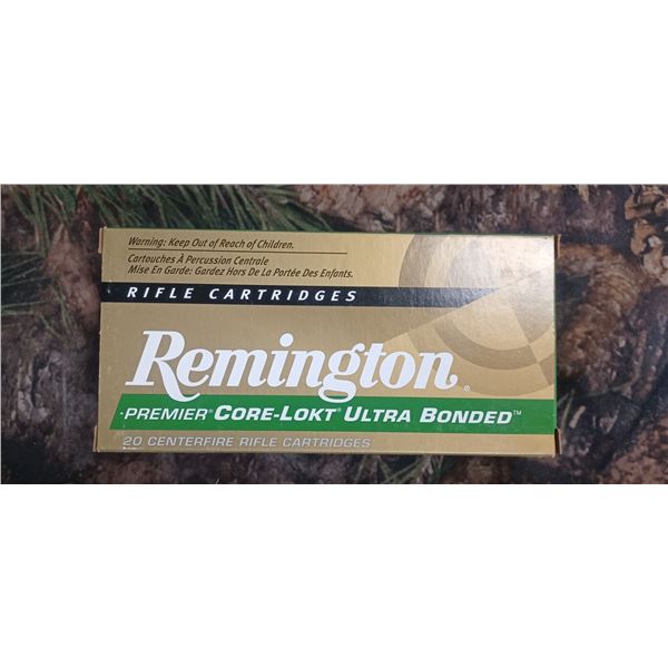 1 BOX 300 REM, S.A. ULTRA MAG REMINGTON PREMIER CORE-LOKT ULTA BONDED PSP 180 GRAIN  20 ROUNDS PER B