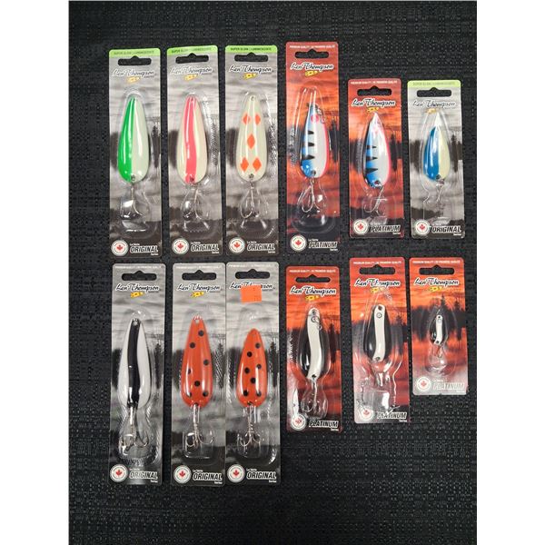 LEN THOMPSON 12 ASSORTED FISHING LURES