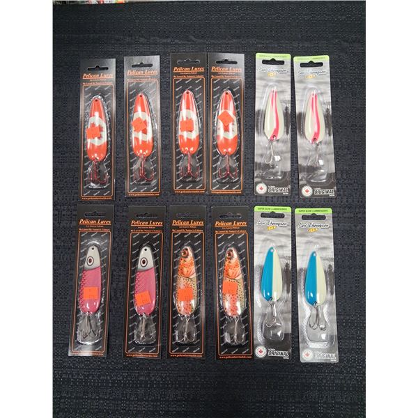 ASSORTED 12 FISHING LURES