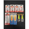 Image 1 : ASSORTED GIBBS/APEX/COLLECTABLE FISHING LURES 9 CNT