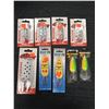 Image 1 : ASSORTED GIBBS/APEX/COLLECTABLE FISHING LURES 9 CNT