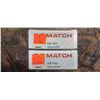 Image 2 : 2 BOXES 308 HORNADY MATCH BTHP 168 GRAIN 20 ROUNDS PER BOX NO SHIPPING ON AMMUNTION