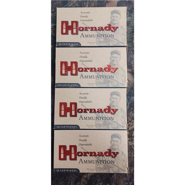 4 BOXES 6.8MM SPC HORNADY MATCH BTHP 110 GRAIN 20 ROUNDS PER BOX NO SHIPPING ON AMMO