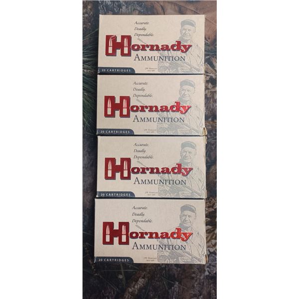 4 BOXES 6.8MM SPC HORNADY CUSTOM SST 120 GRAIN 20 ROUNDS PER BOX NO SHIPPING ON AMMO