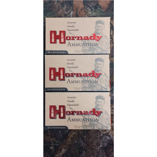 3 BOXES 6.5 GRENDEL HORNADY CUSTOM SST 123 GRAIN 20 ROUNDS PER BOX NO SHIPPING ON AMMO